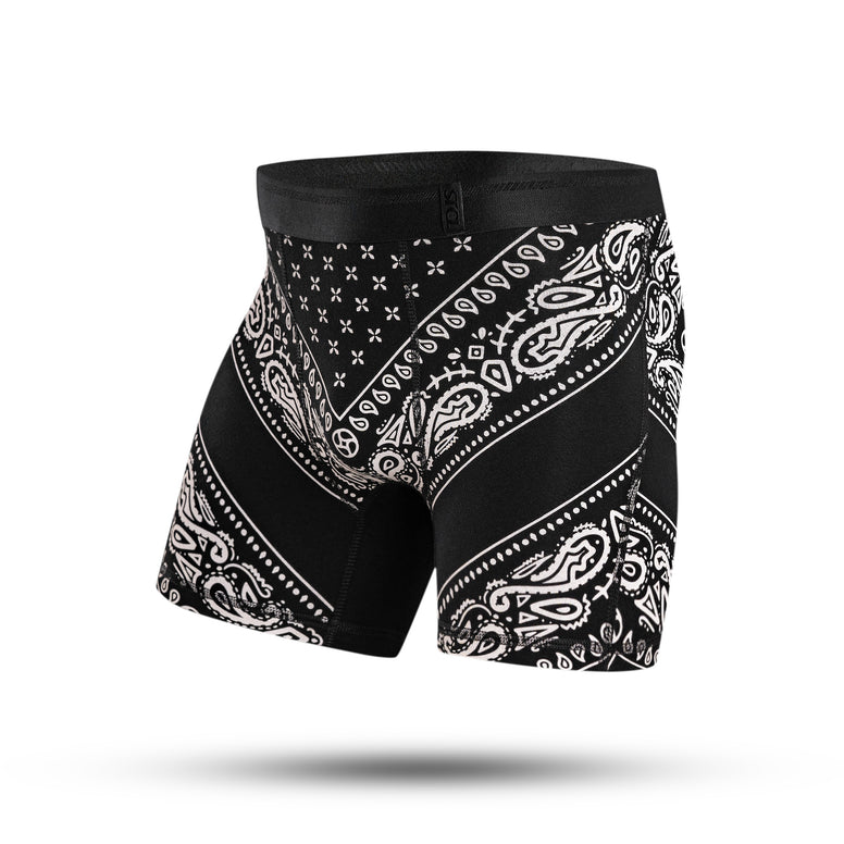 BOXER BRIEF - BLACK BANDANA