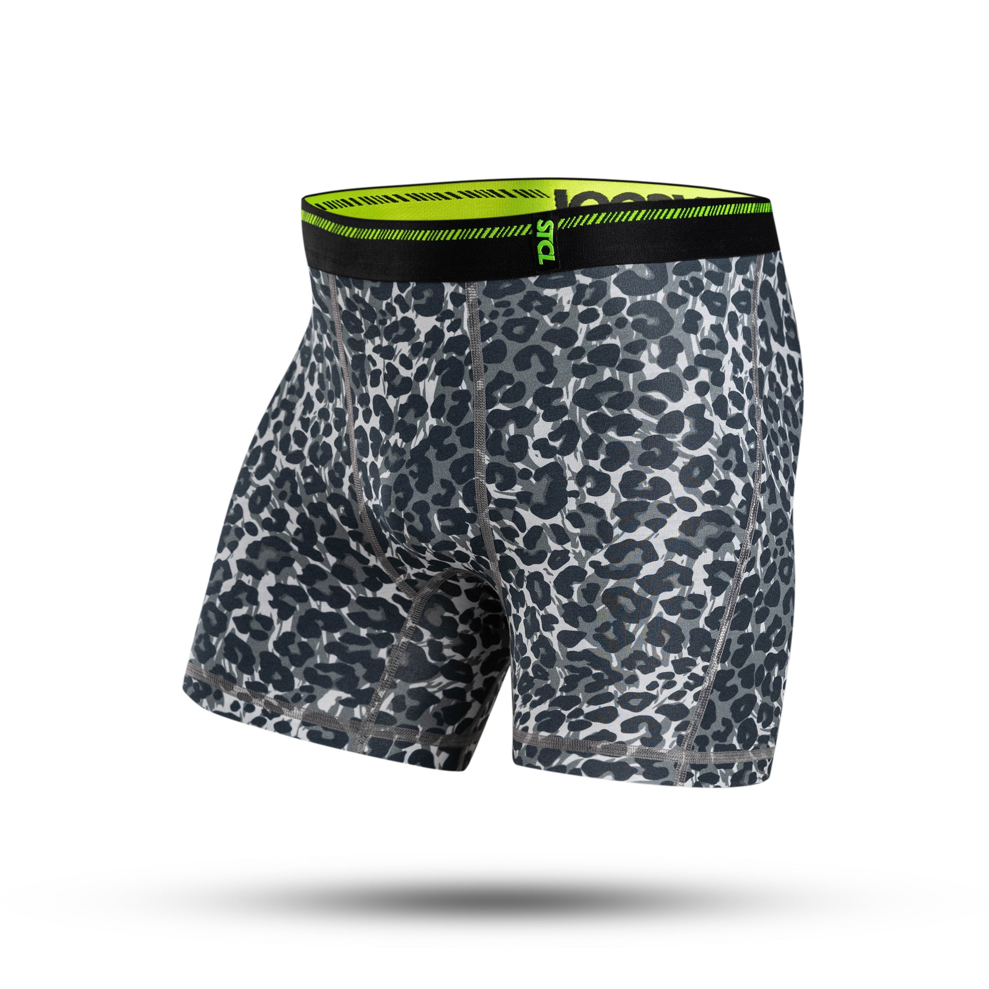 BOXER BRIEF - GRAYSCALE LEOPARD