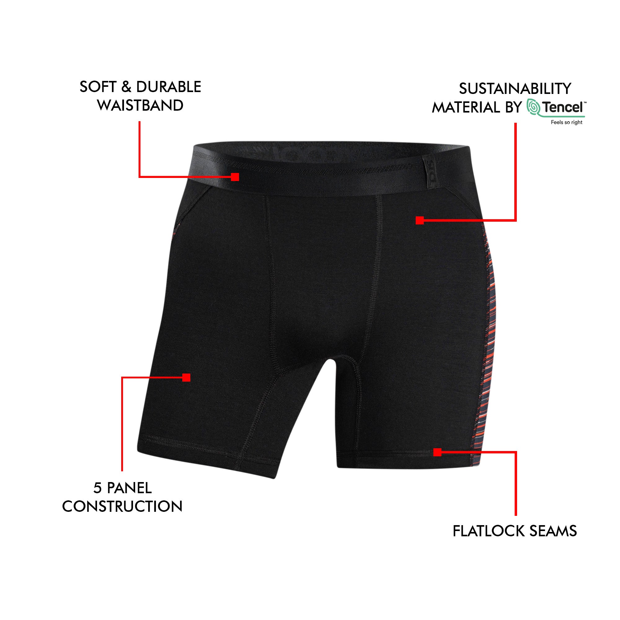 BOXER BRIEF - REDLINE