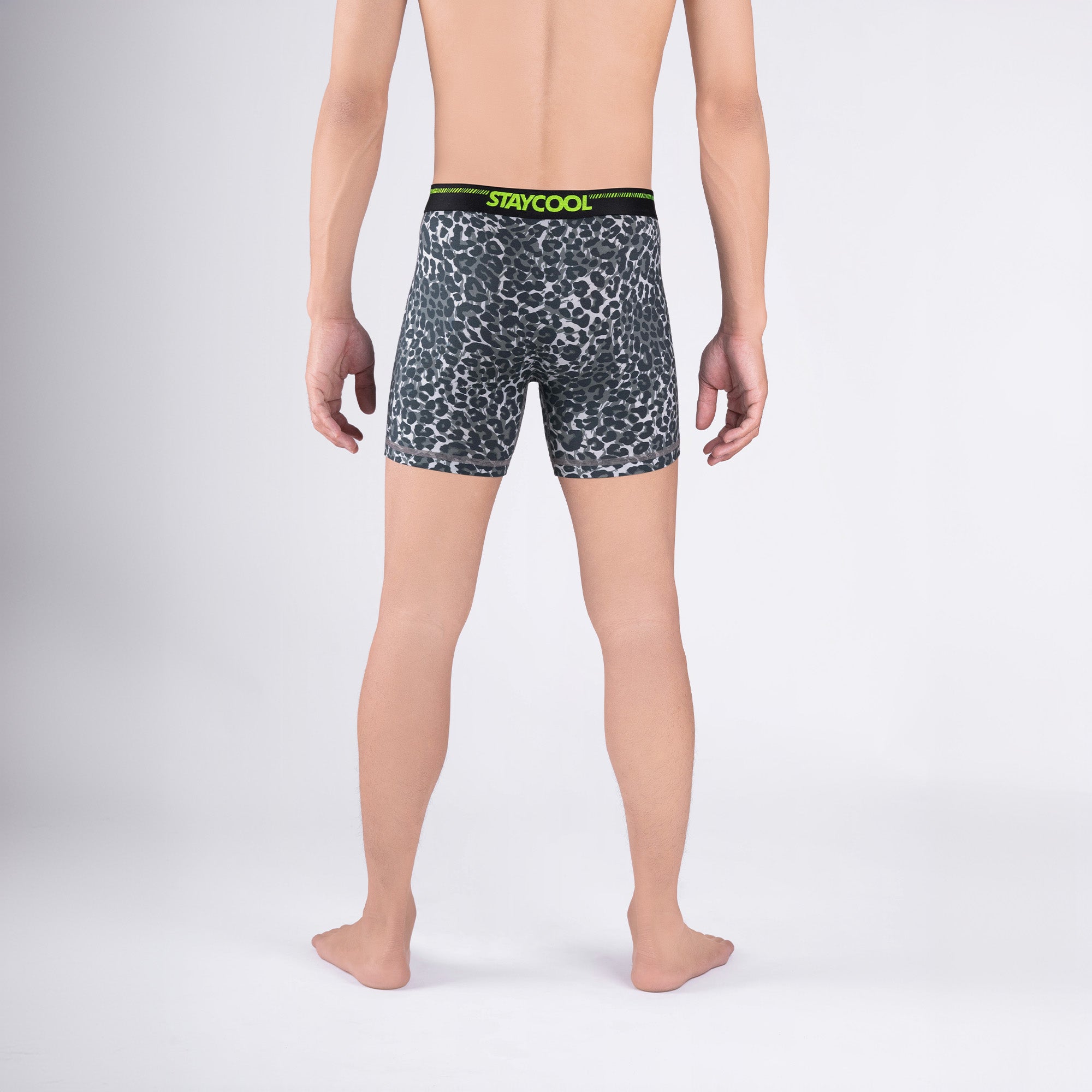 BOXER BRIEF - GRAYSCALE LEOPARD