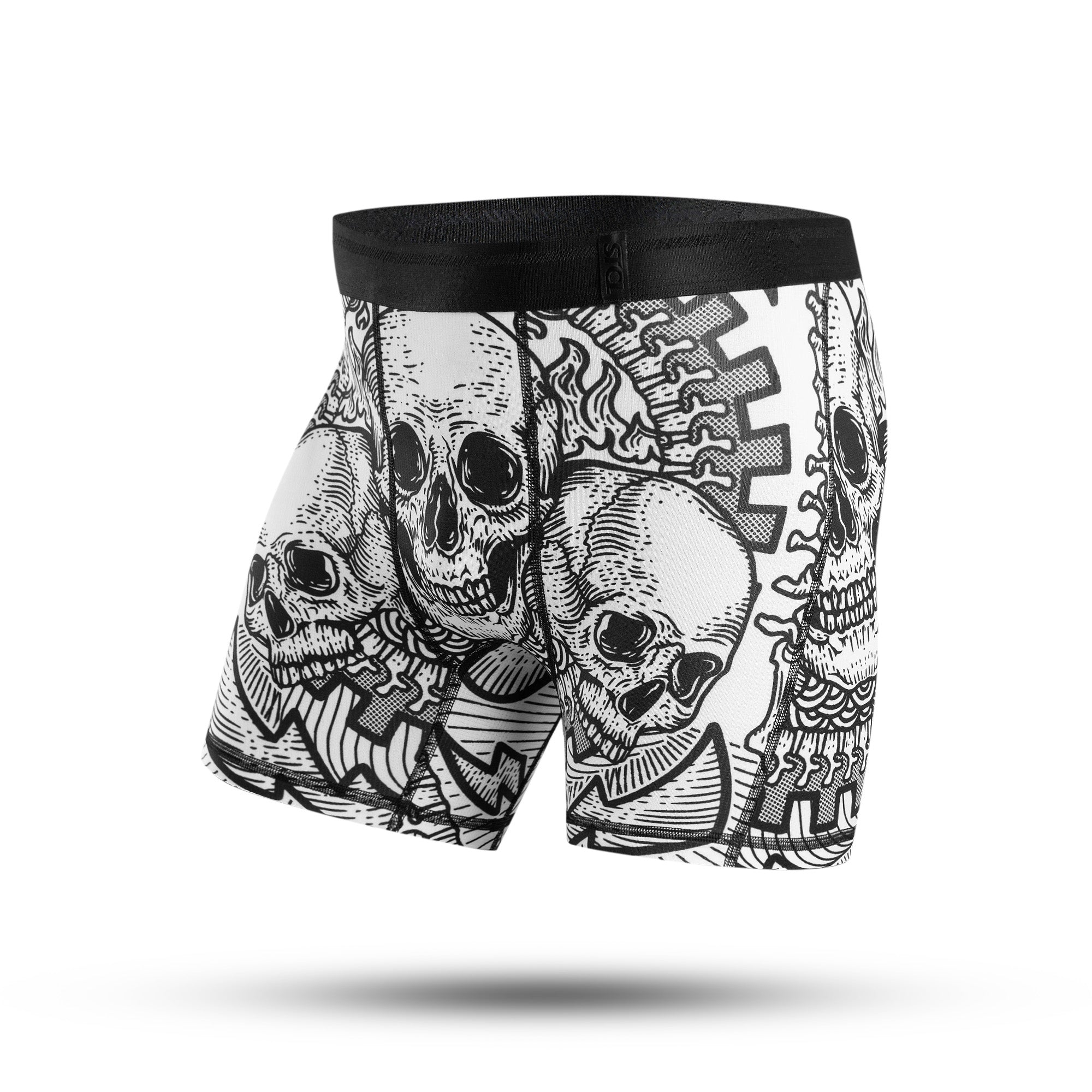 BOXER BRIEF SUPPLECOOL - SKULL DOMINION