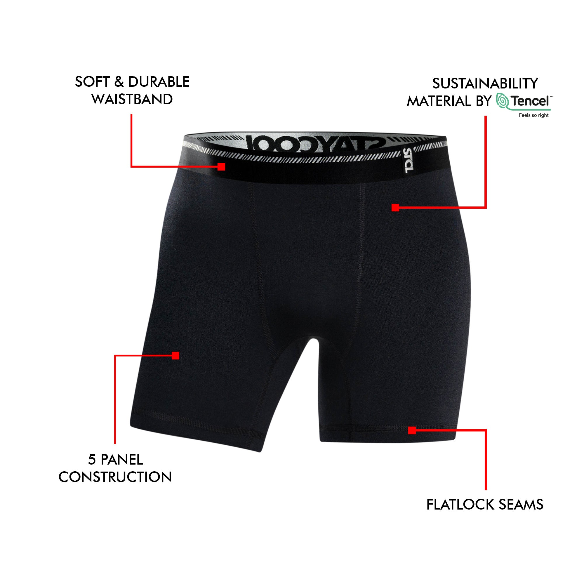 BOXER BRIEF BASIC - PITCH BLACK