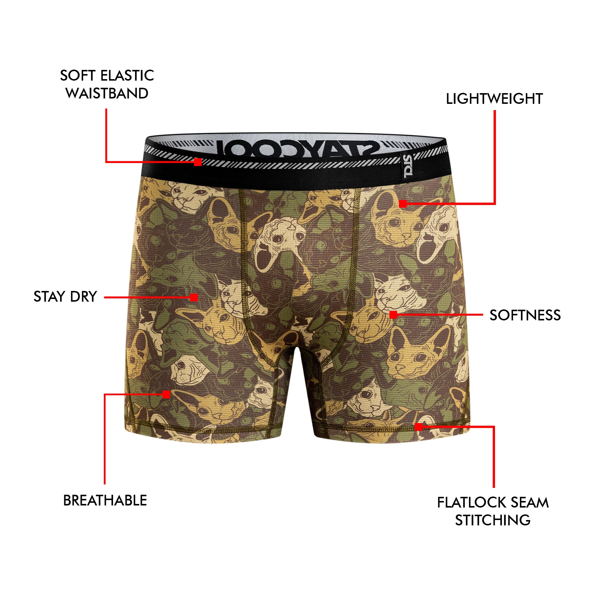 BOXER BRIEF SUPPLECOOL - SPHYNX NATURAL EARTH