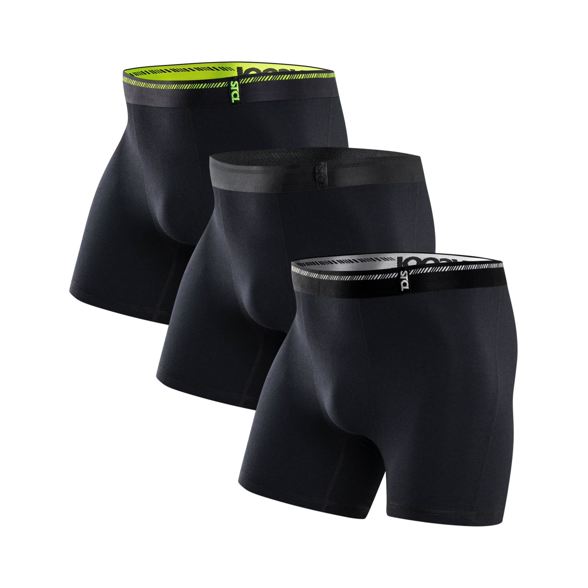 BOXER BRIEFS BASIC BLACK - 3 SET