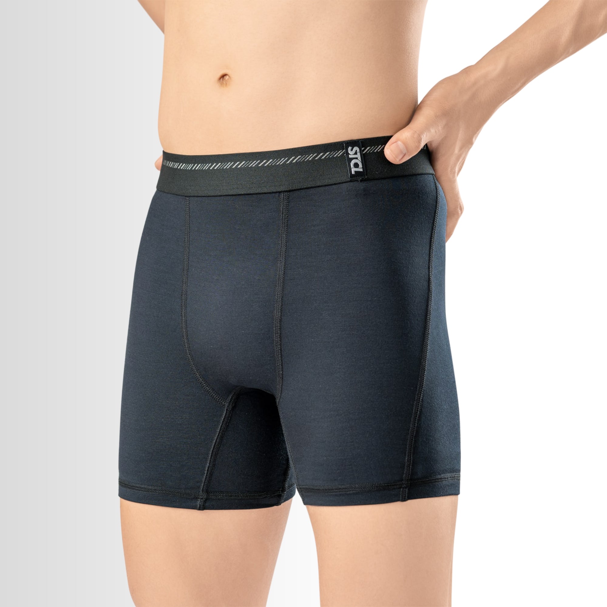 BOXER BRIEF BASIC - PITCH BLACK