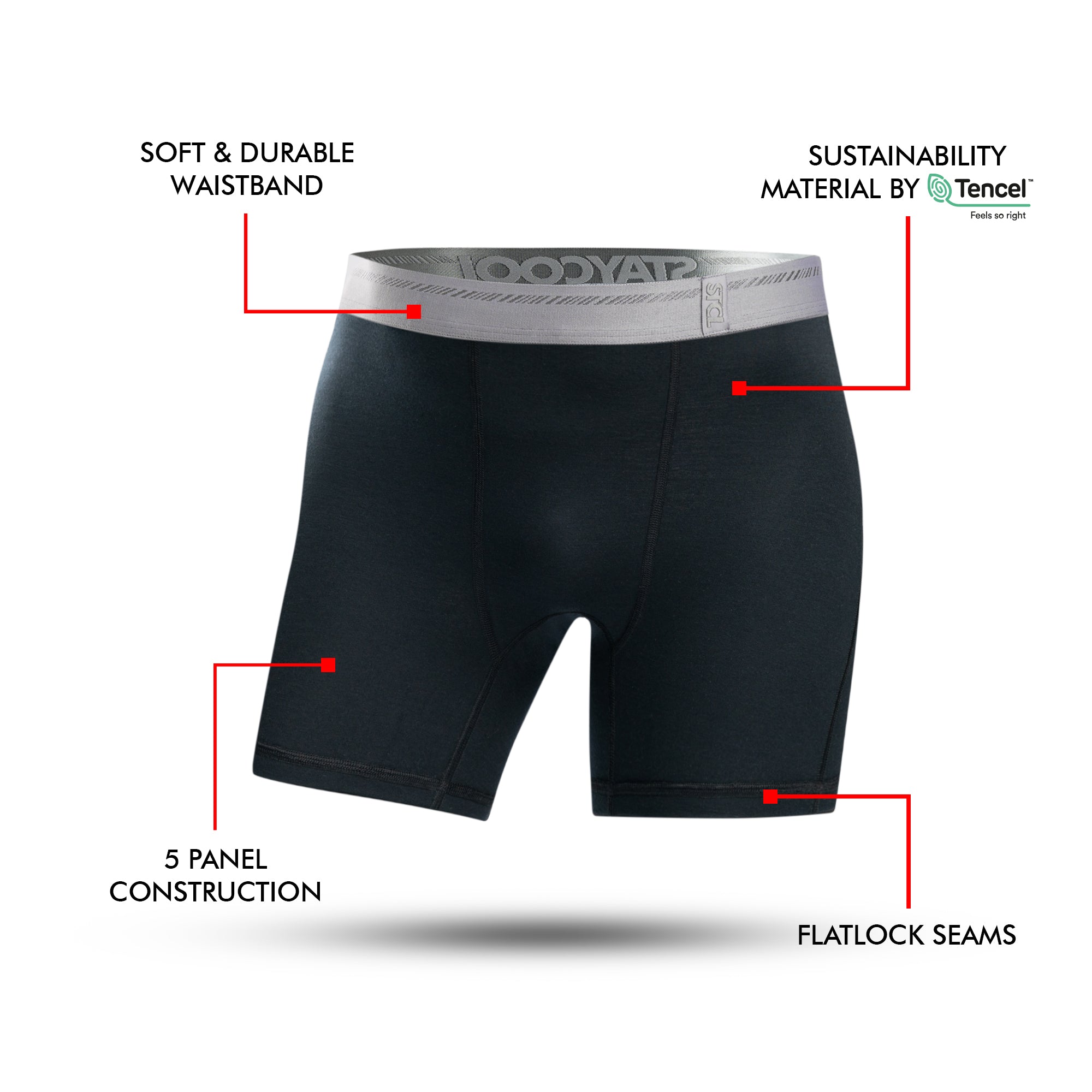 BOXER BRIEF BASIC - PITCH BLACK SW